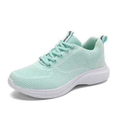 TUINANLE/Модные женские красочные кроссовки, женская обувь на сетчатой ​​шнуровке на легкой подошве, повседневная женская удобная прогулочная обувь на плоской подошве