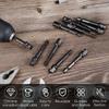 10/20PCS 3/8 In Impact Socket Adapter and Reducer Square Socket Drill Bits Bar Extension 1/4 In Hex Shank Nut Driver Sockets