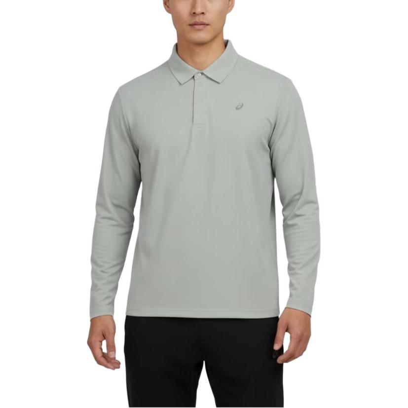 Asics Спортивная мужская рубашка-поло с длинным рукавом tops 2031F587-300