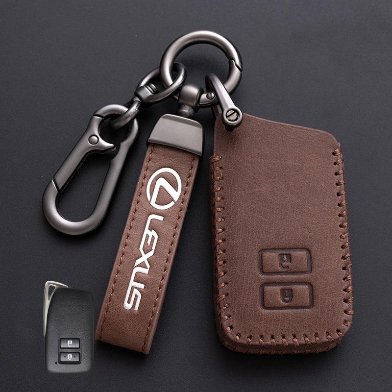 Leather Car Remote Key Cover Fob Case Holder Shell for Lexus NX 200 NX300H RX 350 450H ES 350 ES 300h Auto Keychain Accessories