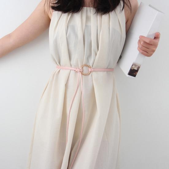 Имитация ремня Модный шнурованный декоративный пояс Кожаный аксессуар