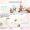 Adults Bunting Happy Birthday Gold Banner Baking Decoration Cake Flags Cake Topper Party Supplies