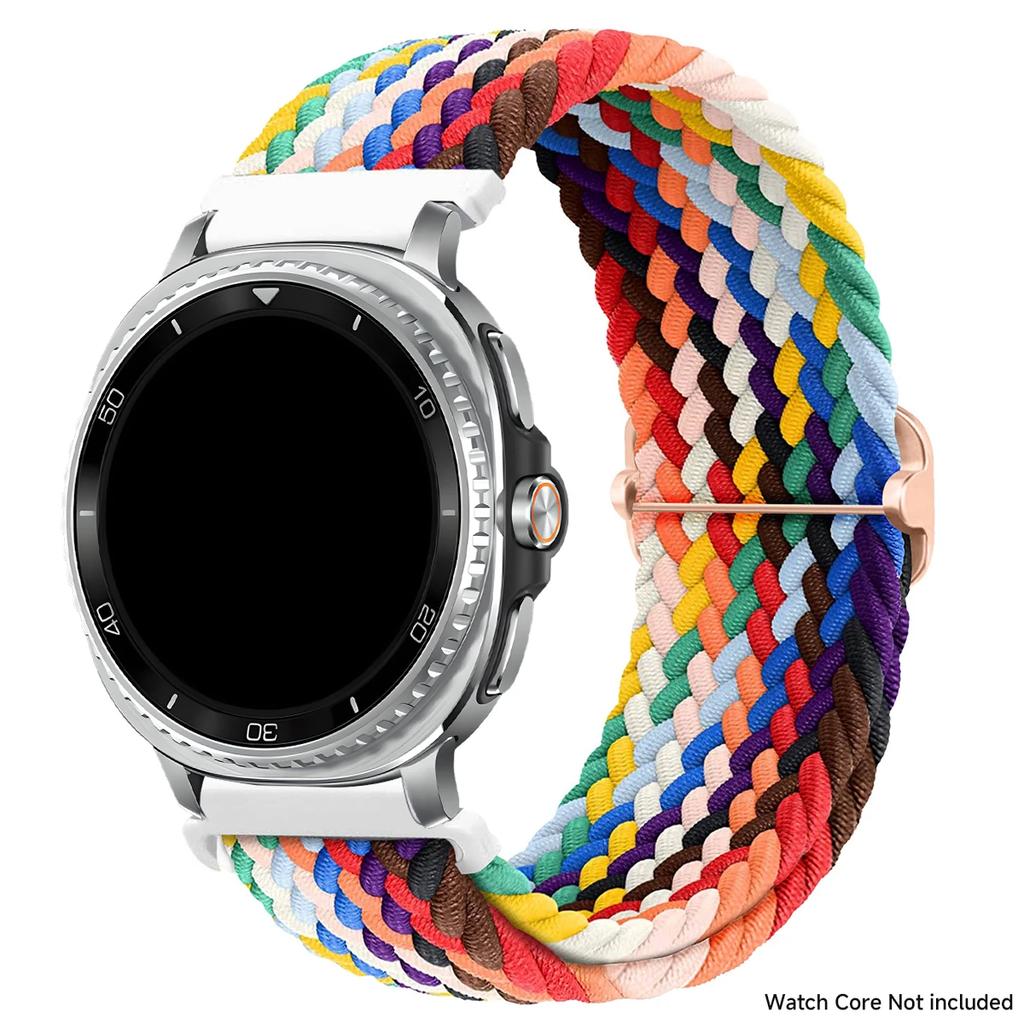 Плетеный нейлоновый ремешок для Samsung Galaxy Watch 8 40 мм 44 мм/Watch 8 Classic 46 мм, ремешок без зазоров для Galaxy Ultra 2025, нейлоновый браслет