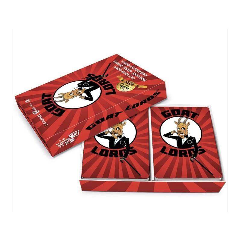 Увлекательная семейная карточная игра «Козлиные лорды» из высококачественной бумаги для вечеринок