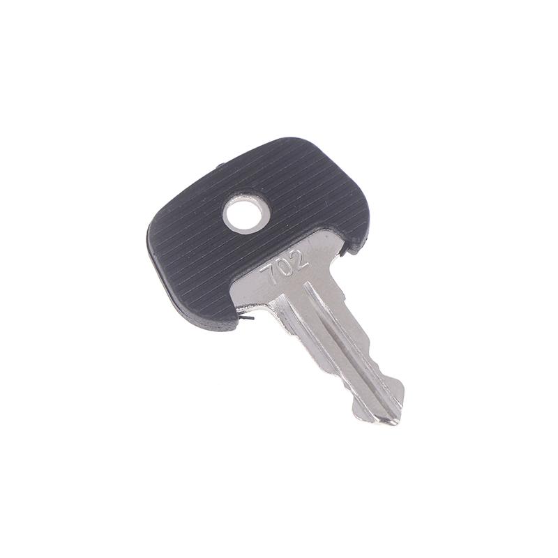 2Pcs 702 Black Keys Ignition Keys Forklift 28520490 Ignition Key Power Start Key Manual Electric Forklift Accessories