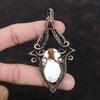 Wild Horse Magnesite Pendant Copper Wire Wrapped Pendant Handmade Pendant Very Pretty Copper Jewelry Gift For Mom Natural Gemstone Pendants