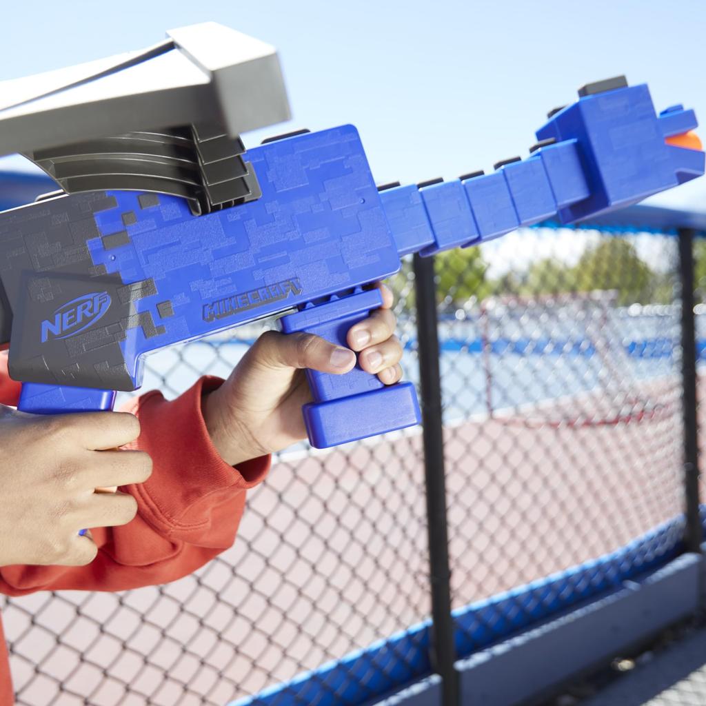 Hasbro Nerf Minecraft Minecraft ENDER DRAGON 12 элитных дротиков дизайн на основе персонажей, появляющихся в Minecraft F7912 Подлинный продукт (ХАСБРО) Бластер,