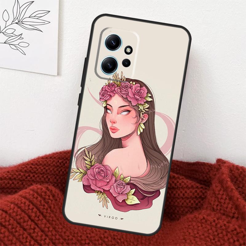 Чехол Horoscope Girl Scorpio Taurus Virgo для Xiaomi Redmi Note 13 10 11 12 14 15 Pro Plus Чехол для Redmi 15 15C 14C 10C 12C 13C