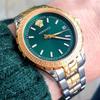Versace V12050016 Hellenyium Двухцветные Зеленые Женские Часы