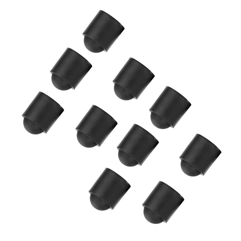 10 шт. резиновый чехол для бильярдного кия, защитный колпачок для бильярдного кия, аксессуар (черный)