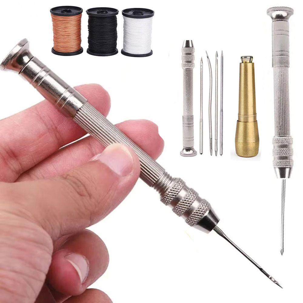 9 pcs/set Straight Hook Shoe Thread Repair Tool Hand Quilting Needles  Leather Repair Sewing Tool