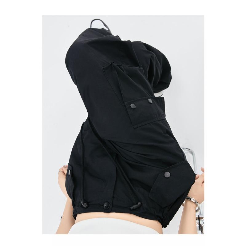 2024 Новые модные женские свободные брюки-карго весна-лето тонкие комбинезоны с карманами высокая талия широкие брюки прямые свободные спортивные брюки элегантные брюки 2391