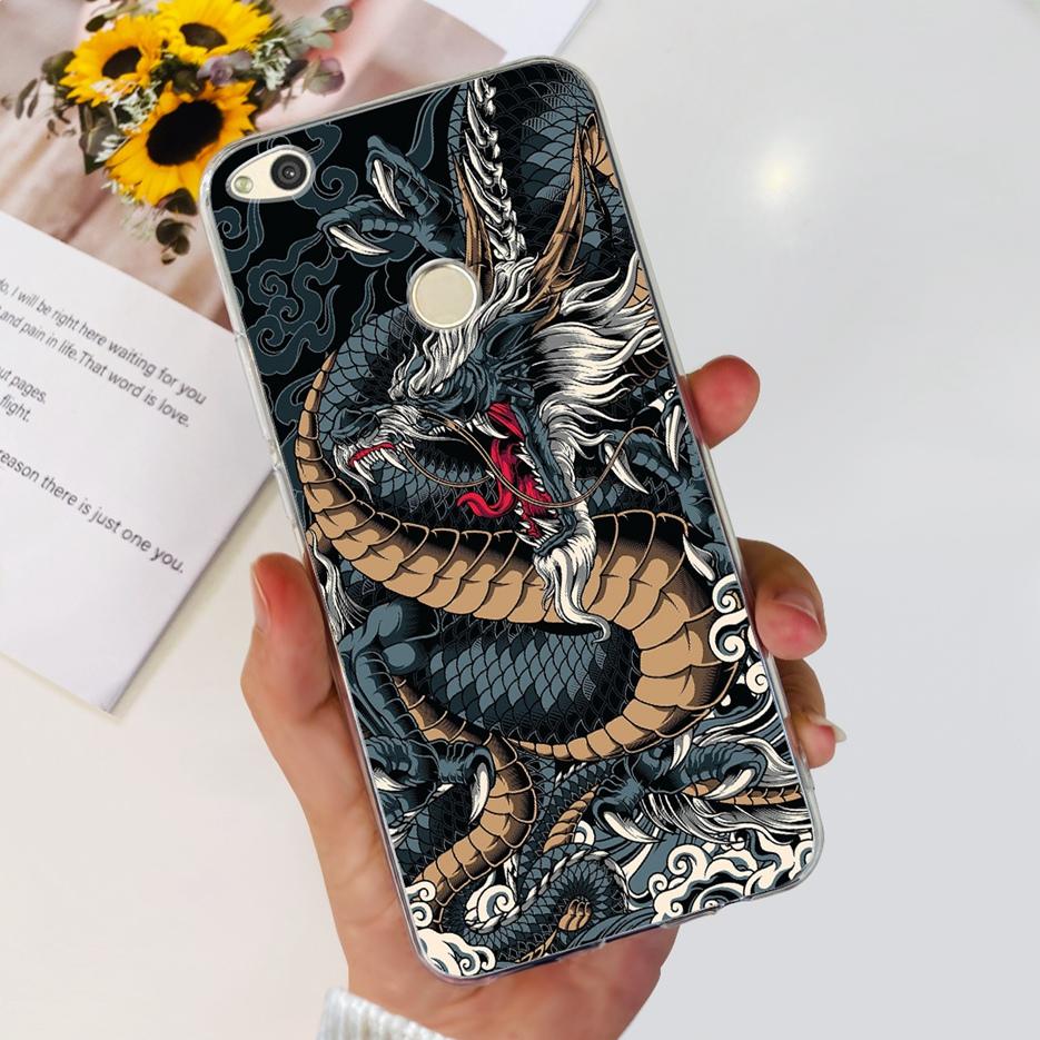 Чехол для Huawei P8 Lite 2017 Honor 8 Lite Роскошный Рисованный Чехол Прозрачный Силиконовый Мягкий ТПУ Чехол для Телефона Для Huawei GR3 2017 Задняя Крышка