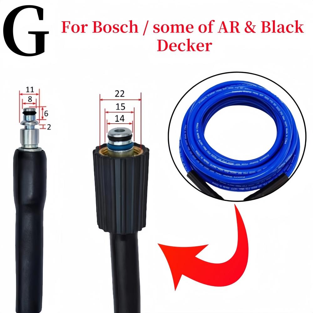 0.5~30m High Pressure Cleaning Machine Hose Car wash Water Cleaning Hose Extension Hose For Karcher Bosch Interskol Lavor Kohler