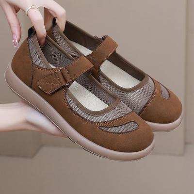 Летняя новая женская обувь на платформе, легкая повседневная обувь, одинарная обувь, модная, универсальная, дышащая, нескользящая, женская обувь на одном педале