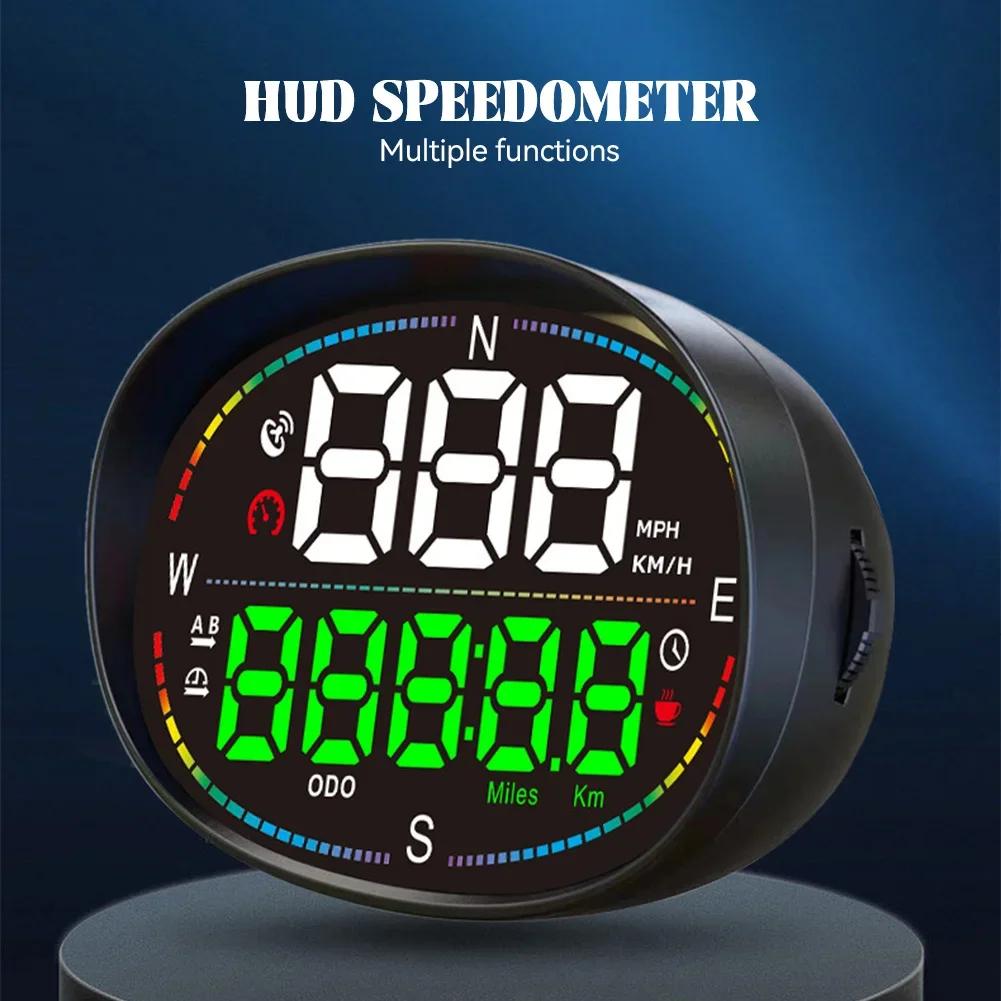 Универсальный автомобильный HUD Y06/H3 Head Up Display спидометр GPS с большим шрифтом цифровой измеритель скорости часы датчик автомобильные аксессуары