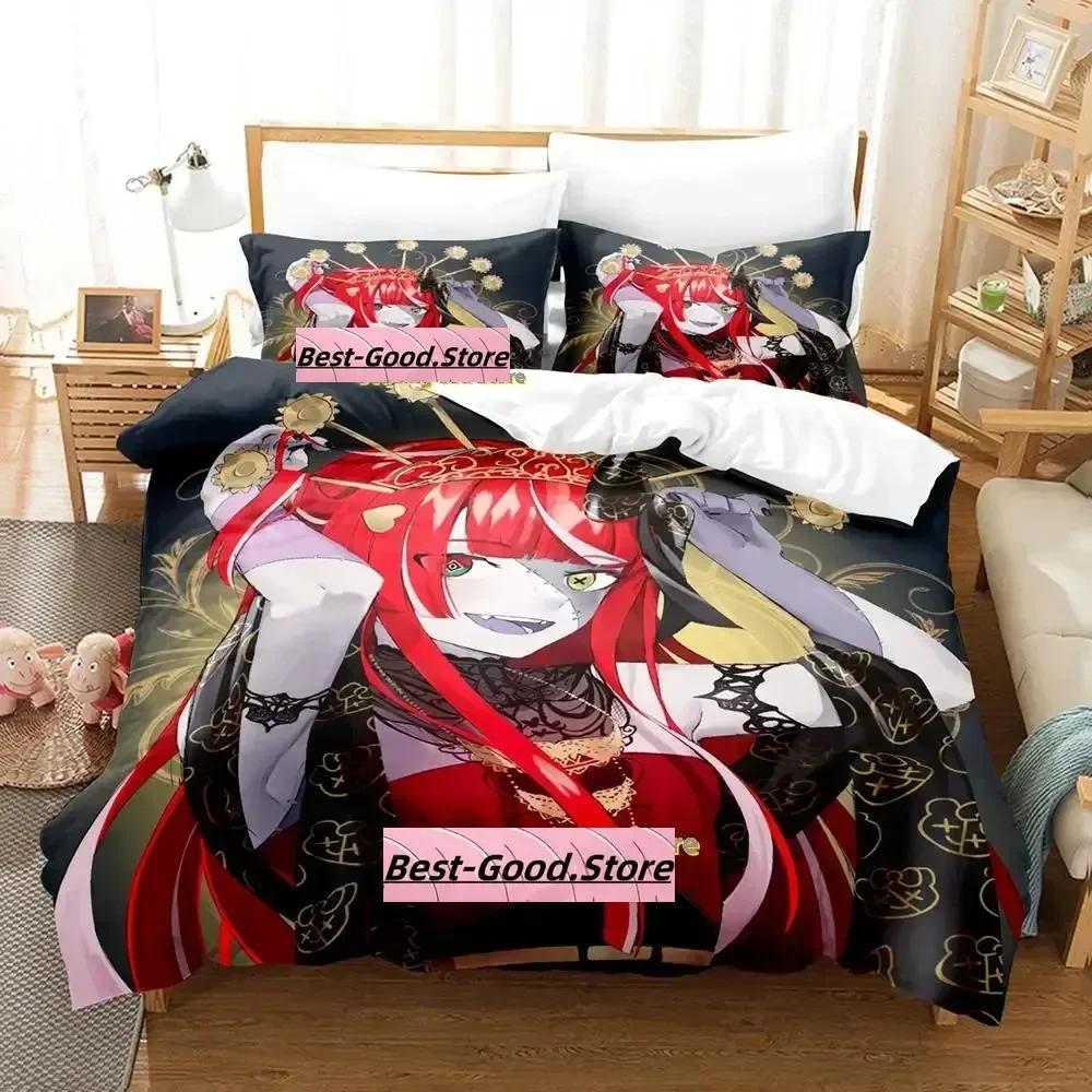 Новый комплект постельного белья Kureiji Olie Single Twin Ful Quen King-Size Размеры Размеры Комплект постельного белья Для взрослых Детская спальня Комплекты пододеяльников Аниме комплект