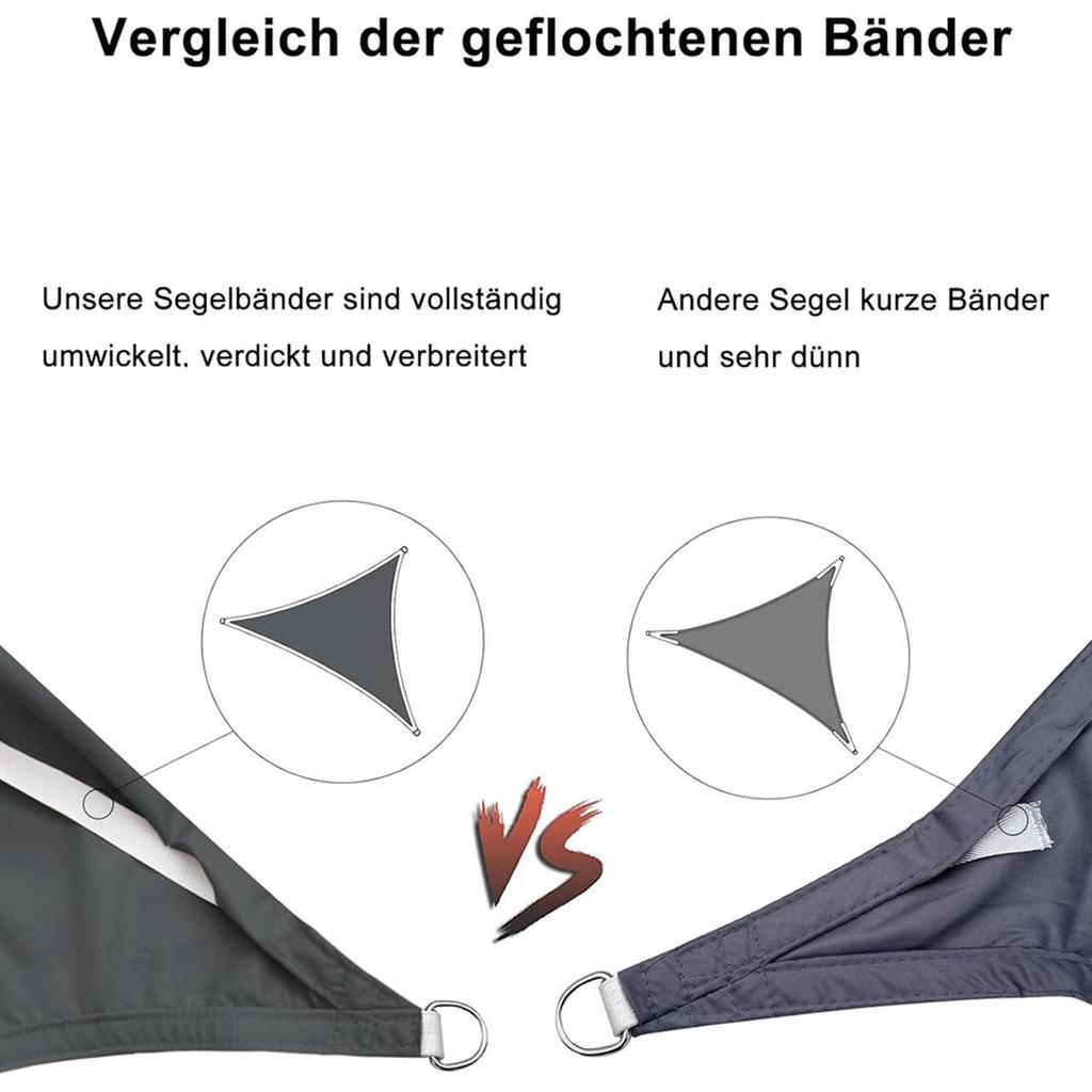 Водонепроницаемый солнцезащитный тент и водонепроницаемый навес для открытых пространств (Прямоугольник/Квадрат)