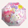 Rilakkuma, Korilakkuma Automatic Open/Close Umbrella-Cute Umbrella with Cute Design, Portable 3-Fold Compact Umbrella for Men & Women, Hallo