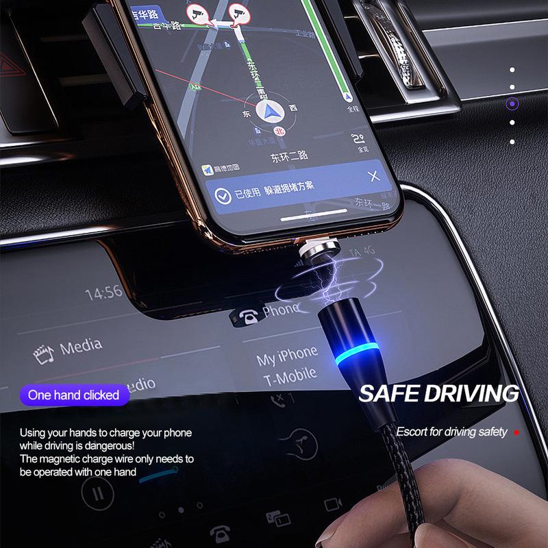 Магнитный кабель для зарядки телефона 3 в 1, многофункциональный, 3 А, быстрая зарядка Android для телефона Xiaomi, Samsung, кабель Typec, Huawei, 5 А, быстрая зарядка