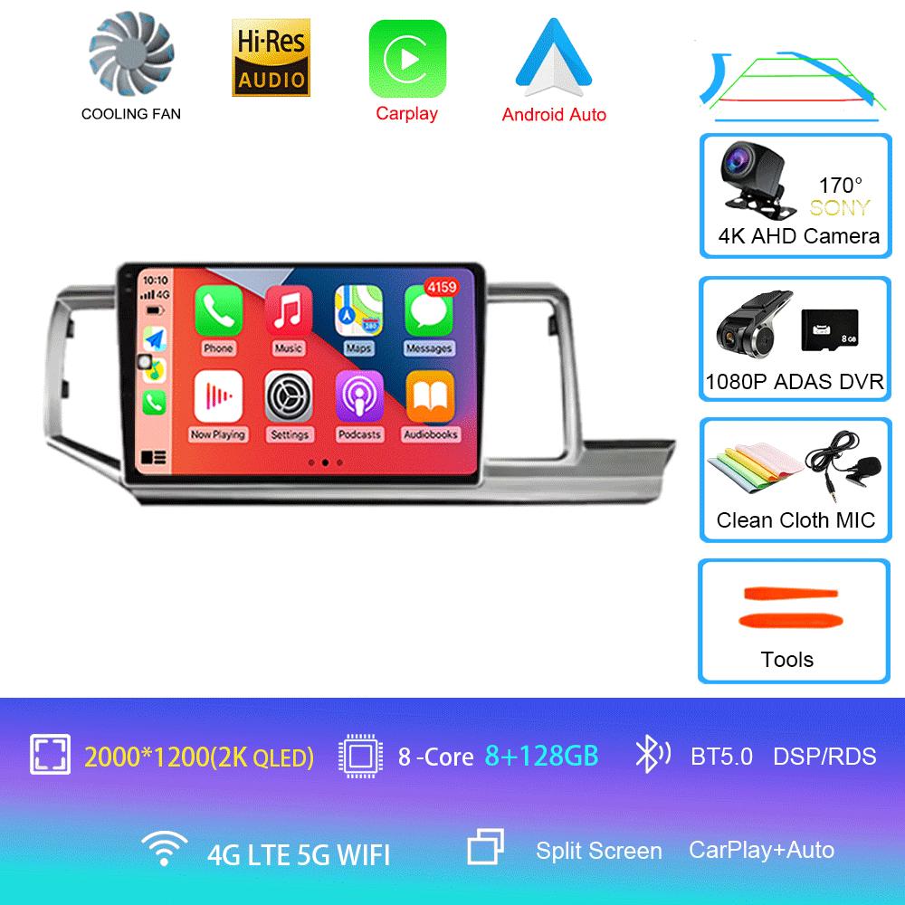 For Honda Stepwgn RHD 2009 - 2015 Android 14 Car Radio GPS Navi Multimedia Video Player Stereo Carplay Auto QLED DSP 2din DVD