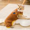 Autumn and Winter Granular Fleece Four-legged Overalls Teddy Bear Dog Small Dog Kitten Warm Pet Cat Clothes