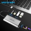 Vention Thunderbolt 3 Dock Adapter Hub USB C To HDMI RJ45 USB 3.0 Audio Video Splitter for MacBook Samsung Huawei USB C Adapter