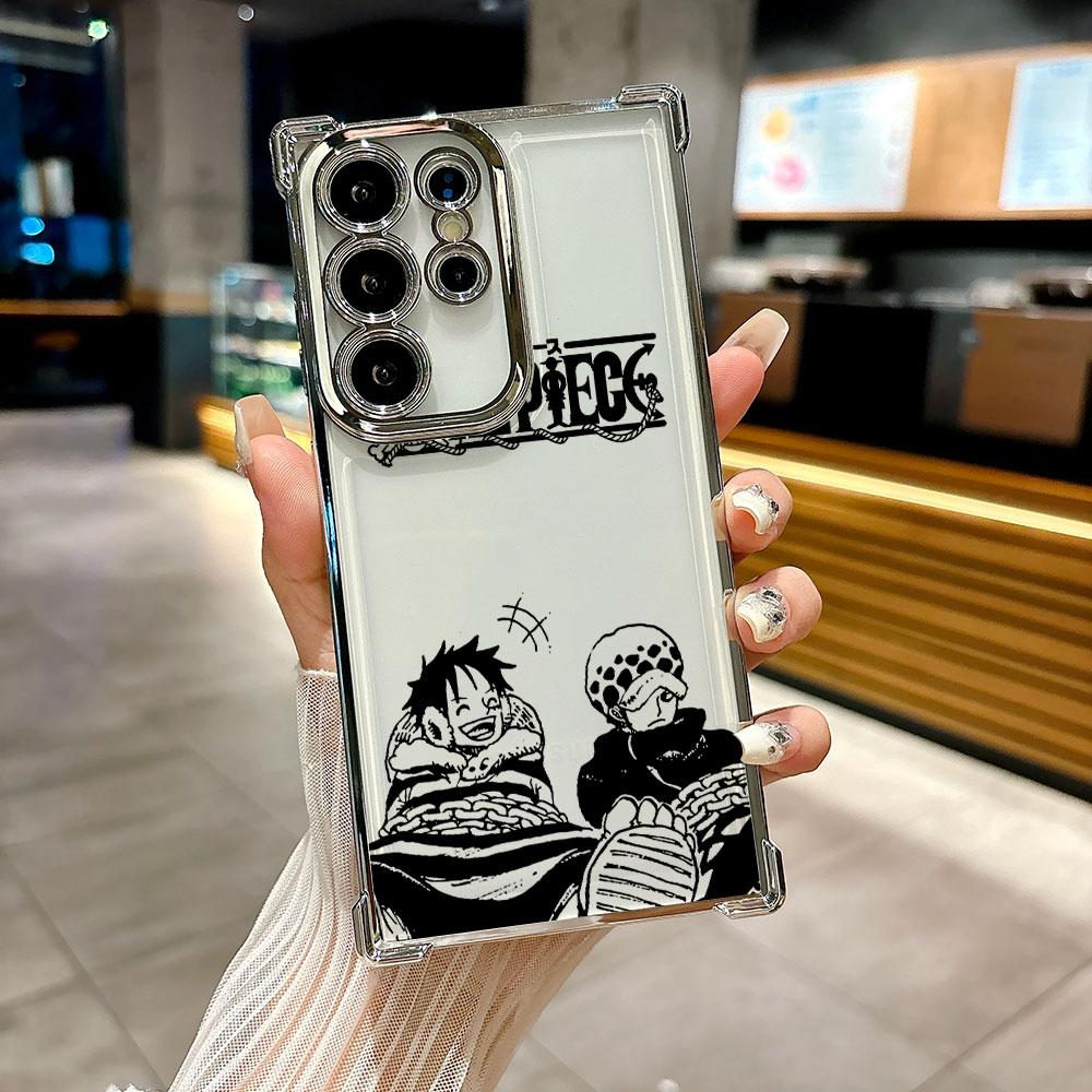 Zoro Luffy Law Comics Coque For Galaxy S26 Ultra Phone Case For Samsung S26 S25 S24 S23 S21 Ultra S20 FE S25 Plus 5G Soft Cover