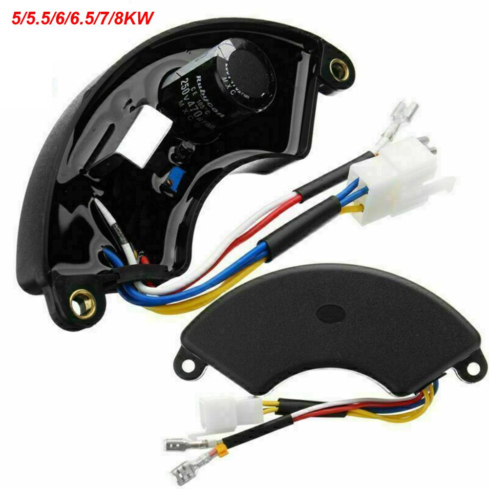 Запчасти для генератора Регулятор Оборудование для освещения 7 кВт 8 кВт AVR Автоматический Для дизельного генератора Регулятор напряжения Полумесяц