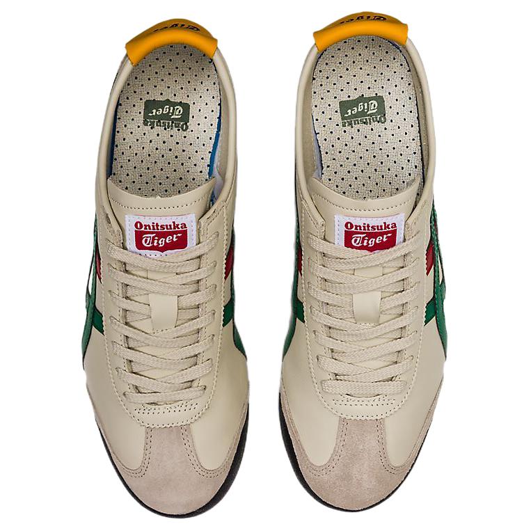 ONITSUKA TIGER MEXICO 66 Противоскользящие Износостойкие Низкие Повседневные Кроссовки Унисекс Бежевые 1183C102-201