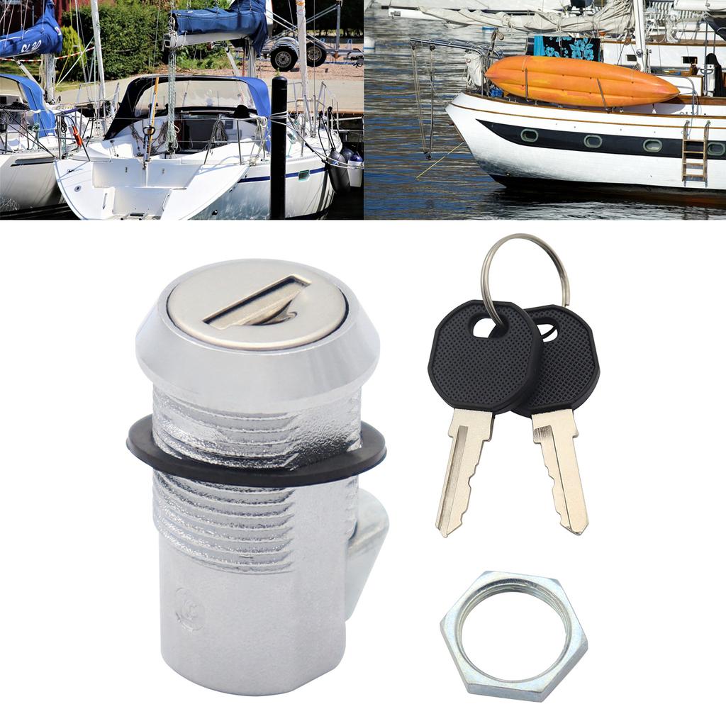 19-миллиметровый трубчатый замок с 2 ключами, замок для шкафа, замок для ящика, замок для отсека автофургона, замок для шкафов