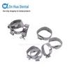 Tish ortodontik to'g'ri yoyli halqalar to'plami (16#-35#) - Metall halqalar (4 dona)