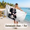 Custom Name Large Beach Towel,aespa Quick Absorbent Towel For Outdoor Travel Poolside
