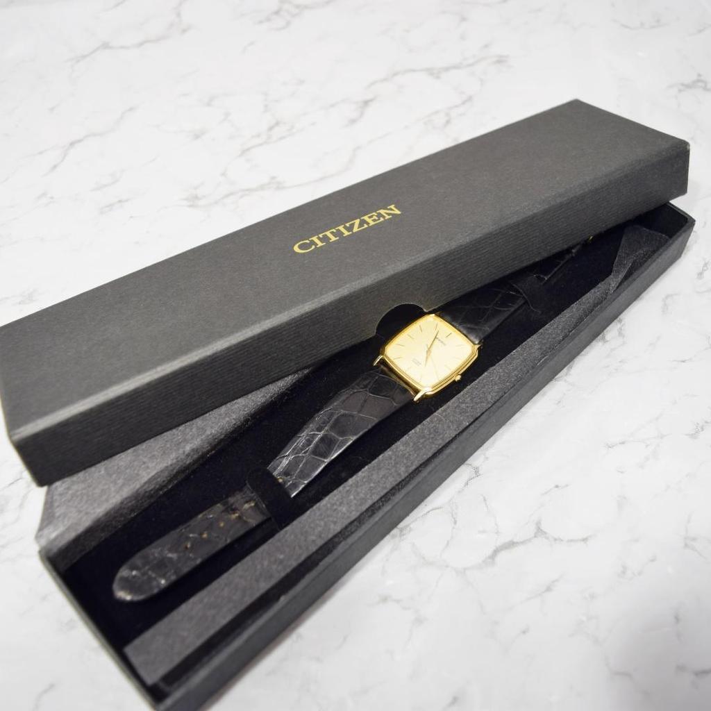 Б/у, хорошее состояние, с коробкой, 1986 CITIZEN EXCEED, классические часы