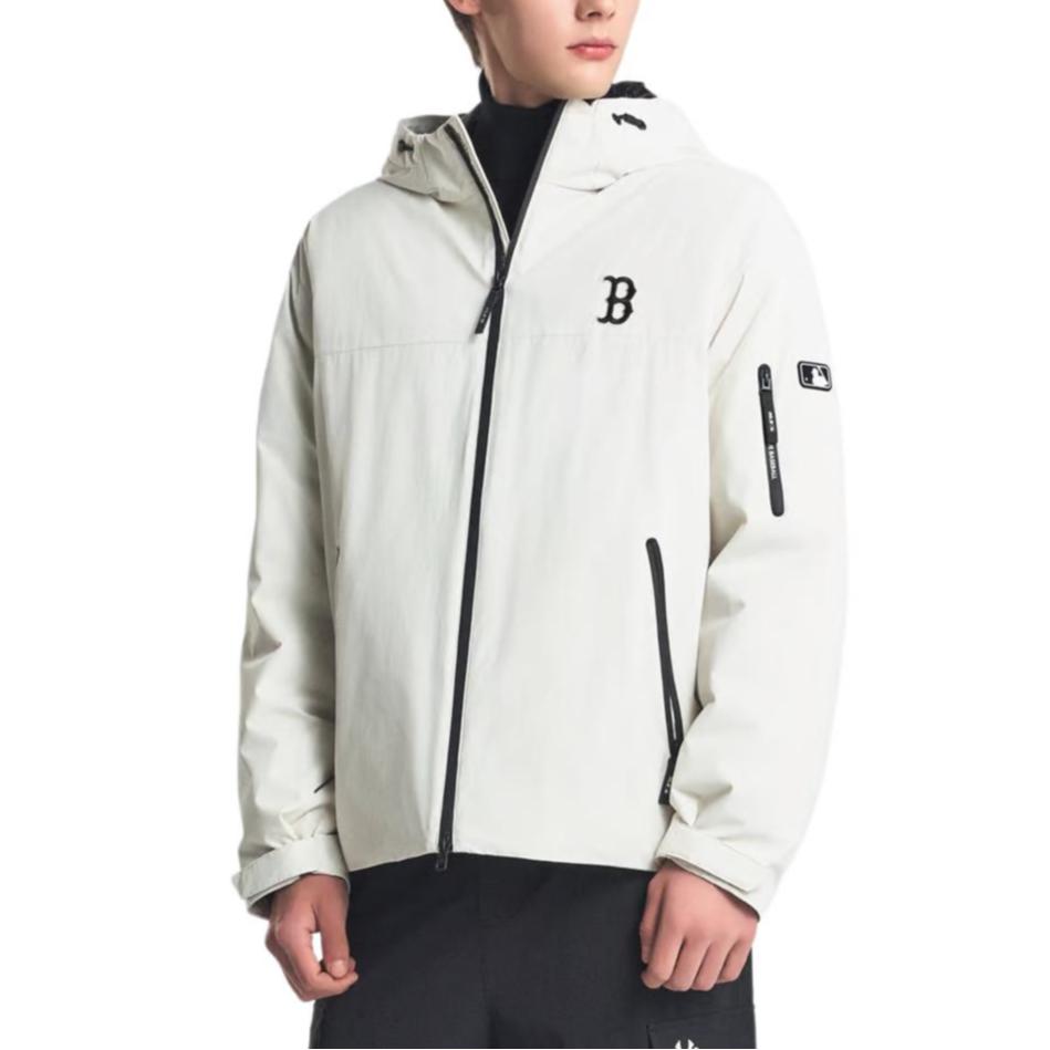 MLB Пуховик FW24 Унисекс Белый 3ADJB0246-43CRD