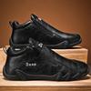 Модные короткие ботинки в британском стиле для мужчин, роскошные кожаные нескользящие удобные рабочие туфли для отдыха на природе, для спорта и путешествий, повседневная обувь 2024