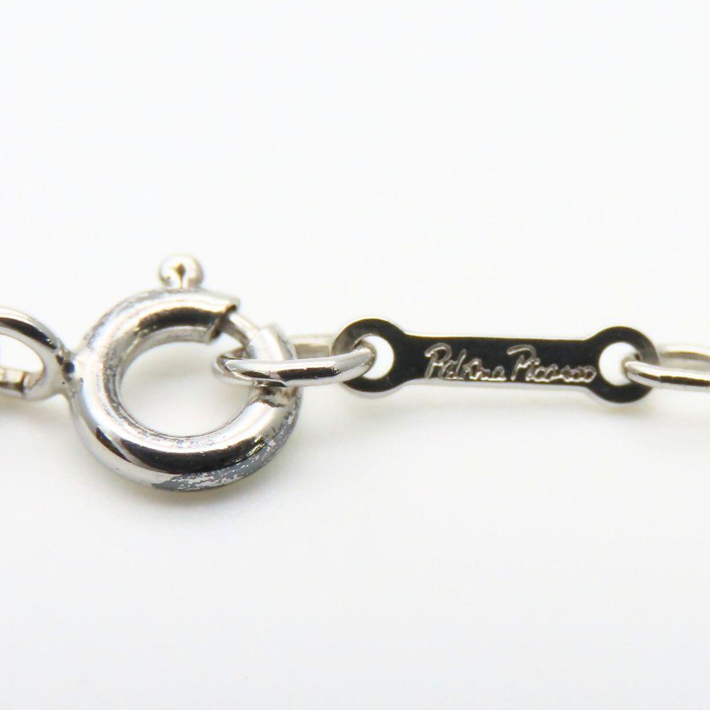 Used TIFFANY&Co. Necklace Loving heart Silver925 2.8g Silver Paloma Picasso