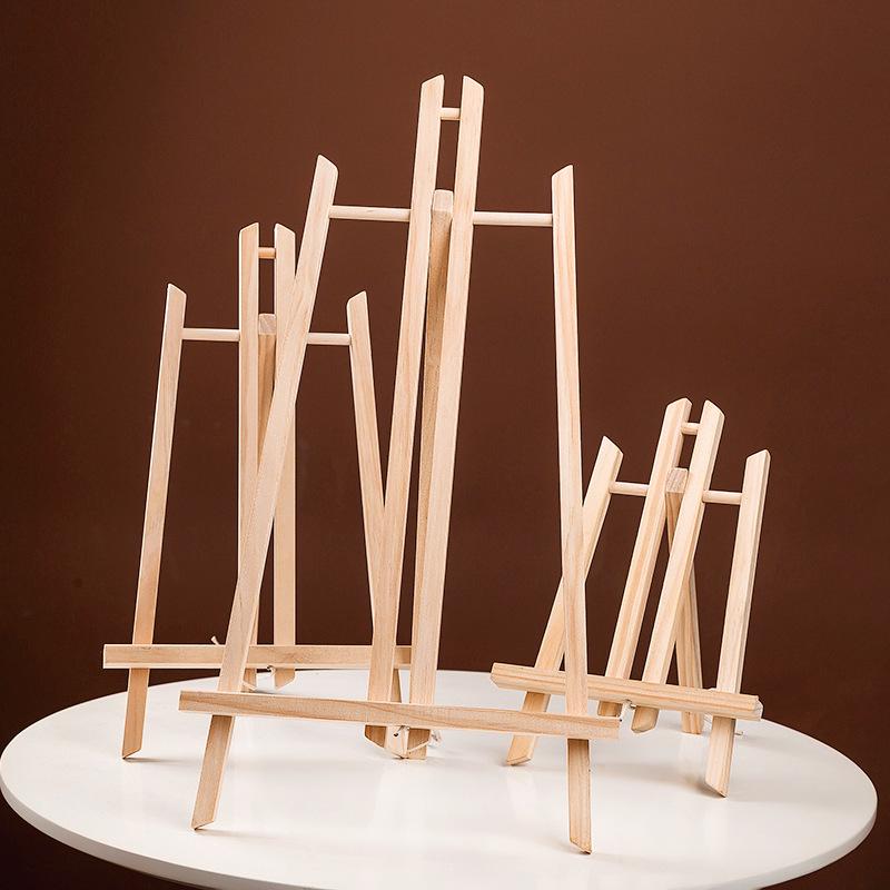 Children's Wooden Tabletop Easel for Art, Phone, and Tablet Display