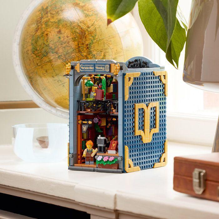 LEGO Icons 11379 - La Librairie : Book Nook - Décor Serre-Livres 1690 Pièces - Set pour Adulte - A partir de 18 ans