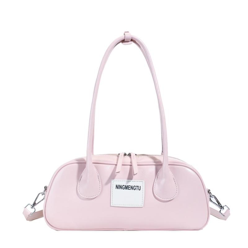 Неоново-зеленая кожаная сумка через плечо для женщин - Модная сумка-багет с отстегивающимся ремешком, Модный ретро-кошелек