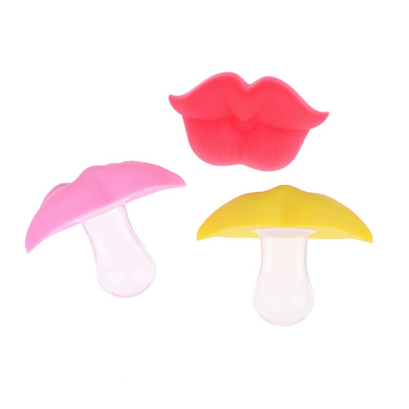 Соска-пустышка в форме губ для младенцев, забавная, удобная силиконовая соска с ортодонтическими сосками, идеально подходит для кормления малышей