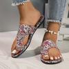 Внешняя торговля 2025 лето новый дышащий принт набор носок римский ветер крутые шлепанцы женщины большой размер независимая станция wish