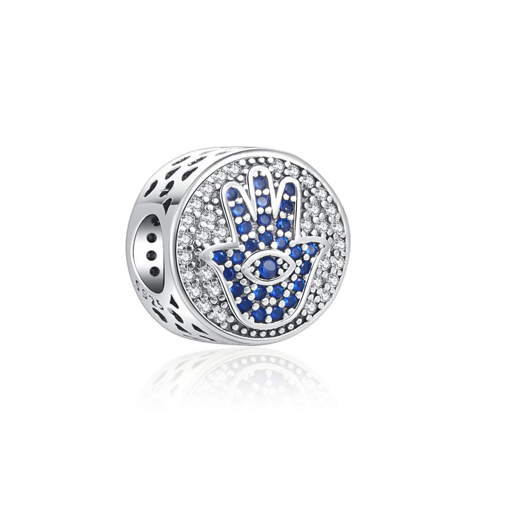 Медное покрытие Глаз Греции Глаз Дьявола Подвеска Шарм Бусина Подходит для Оригинального Браслета-подвески Сделай сам Женские Украшения