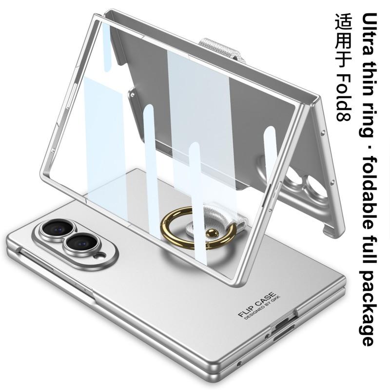 Ultra Thin PC Hard Case With Ring Stand Galaxy Z Fold 8 Protective Cover Slim Precision Cut Design
