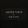 UNITED TOKYO сделано в Японии приталенный пиджак 1 черный Мужской Б/у