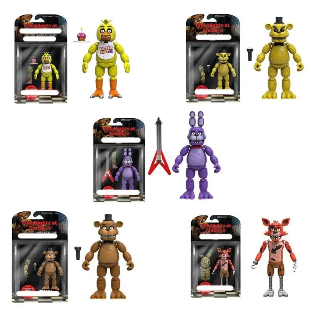 Fnaf Bear Midnight Harem Five Nights Joint Подвижная съемная игровая фигурка At Five Nights Security Breach Модель Детская игрушка