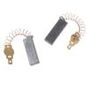 2Pcs Spring And Wires Electric Motor Carbon Brushes For Dust Collector Cleaner