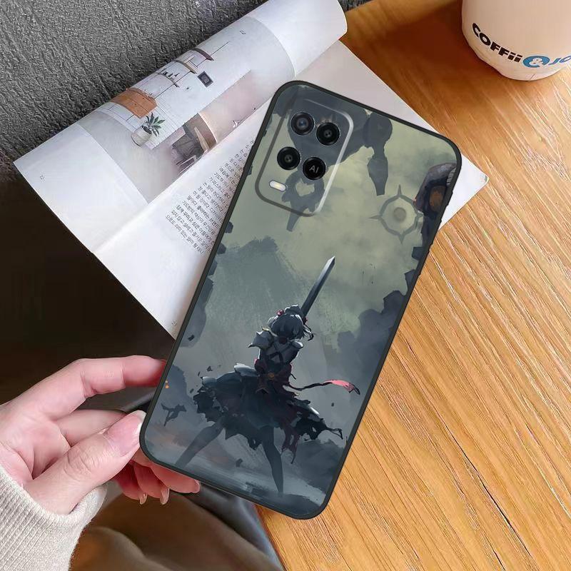 Чехол Noelle Genshin Impact для Oppo A18 A38 A74 A94 A54 A58 A78 A98 A80 A60 A40 A96 A76 A16 A15 A17 A57 A5 A6 Pro