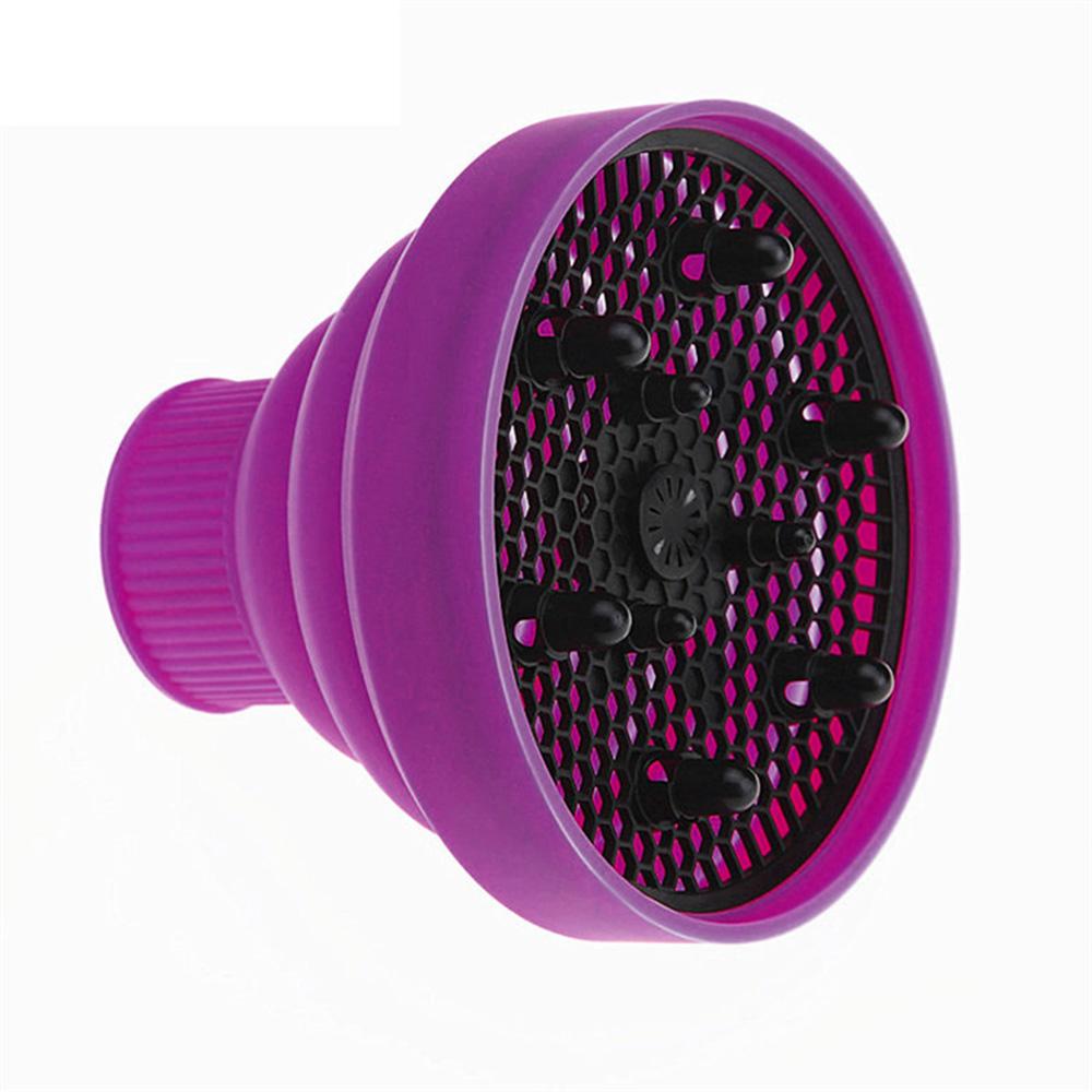 Диффузор для фена Складной Насадка для складывания Для натуральных кудрявых волнистых волос Силиконовый Мягкий