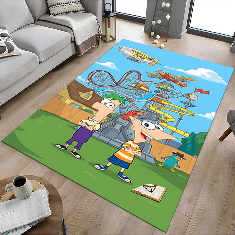 Adventure Amusement Park Carpet For Playroom Bedroom Living Room Sofa Home Decorkids Game Area Rug Nonslip Floor Mat